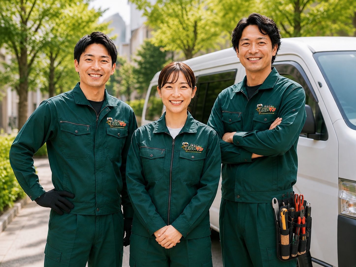 手伝いマンのスタッフ3名