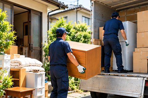 不用品回収の作業イメージ