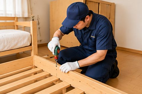家具組立の作業イメージ